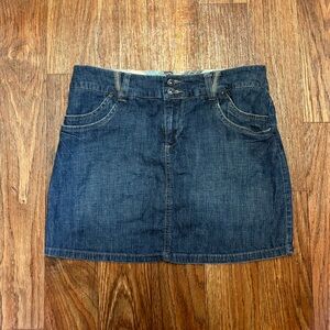 Y2K Denim mini skirt